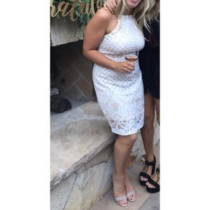 Lulus Steal a Kiss White Lace Dress